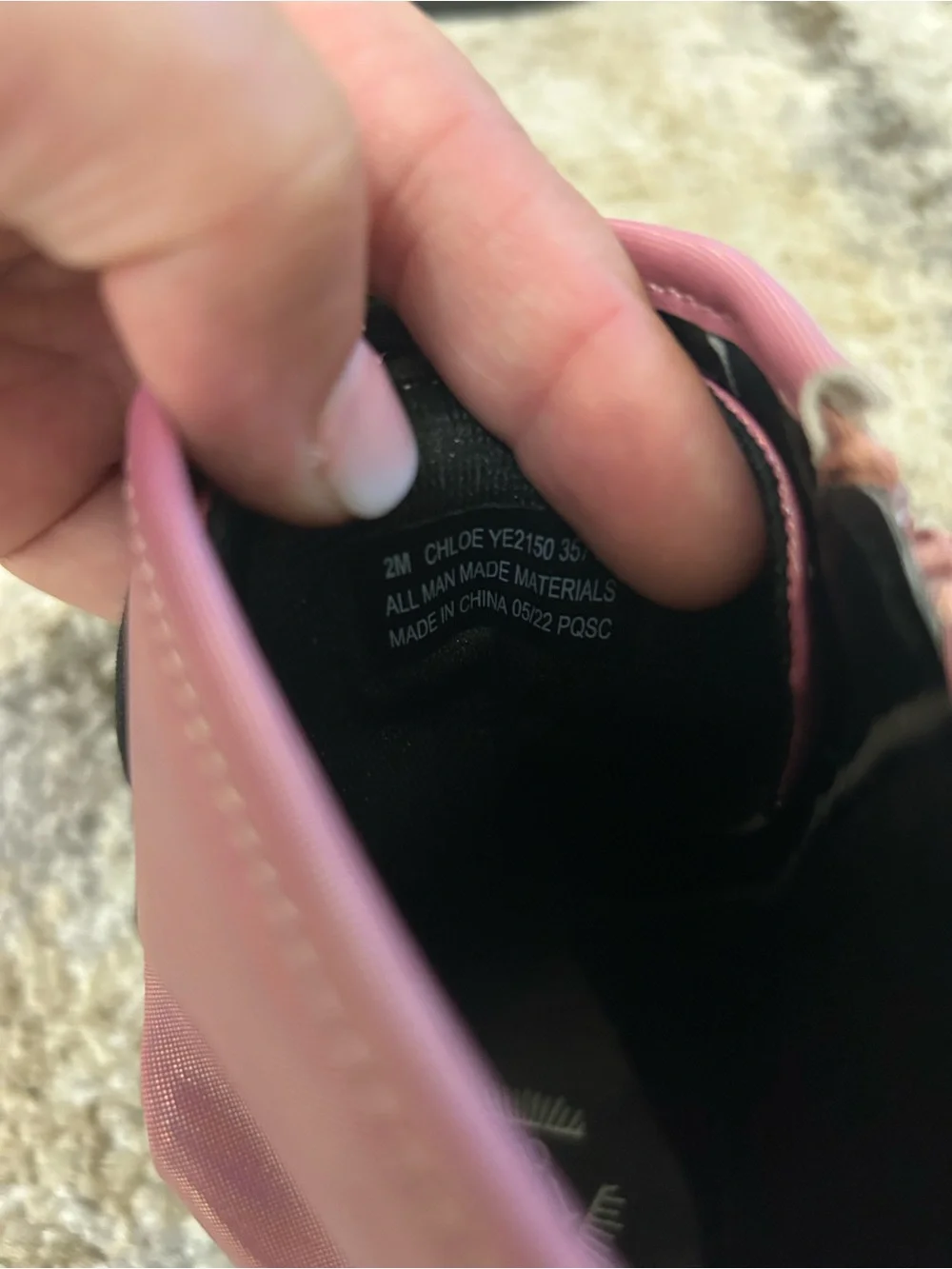 Chloe Pink Iridescent Lace-Up Kids Boots
